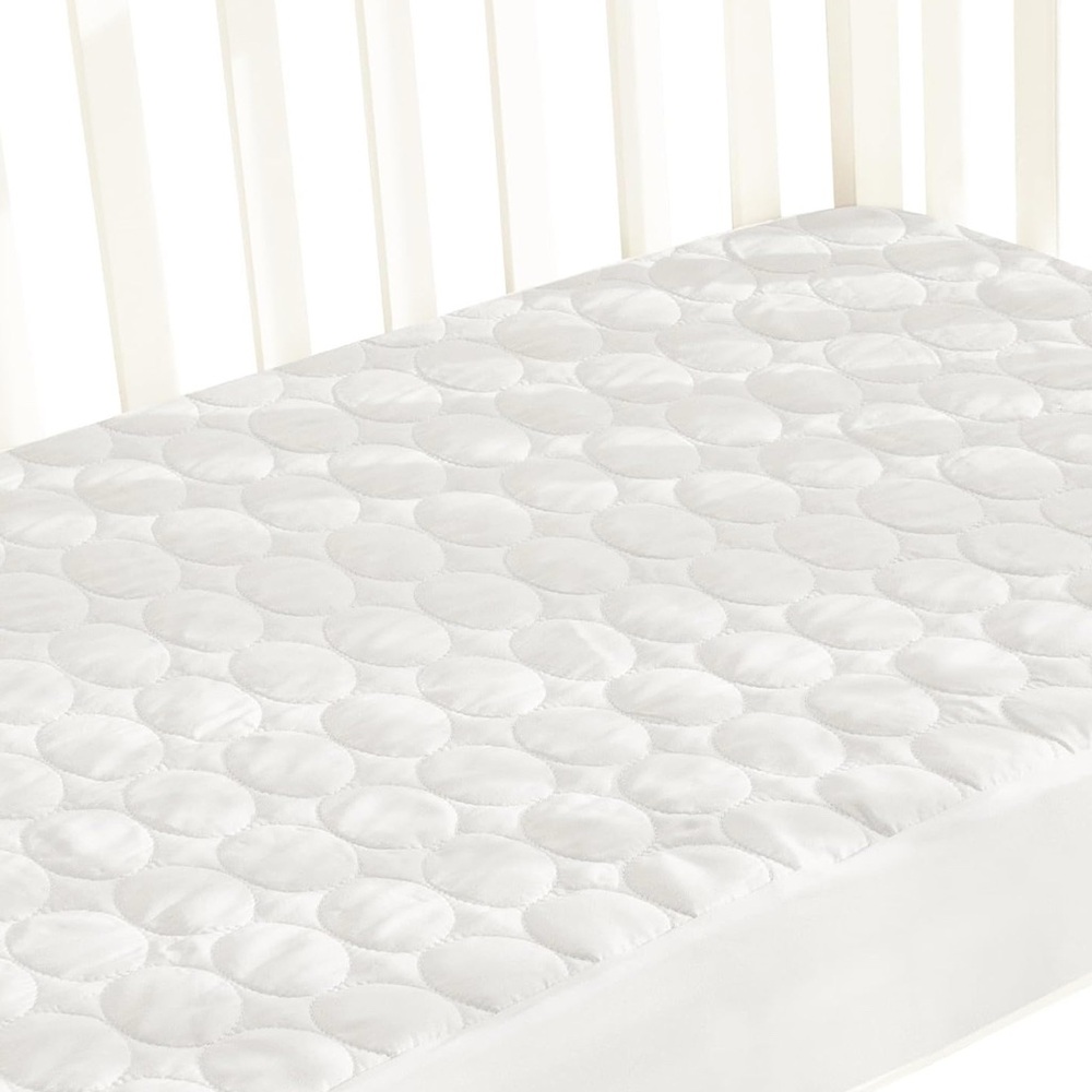 TWO Crib Mattress Protector Pad Waterproof Covers